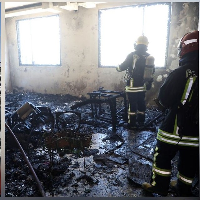 مساعد بودن حال مصدومان آتش‌سوزی مجتمع مسکونی در مشهد