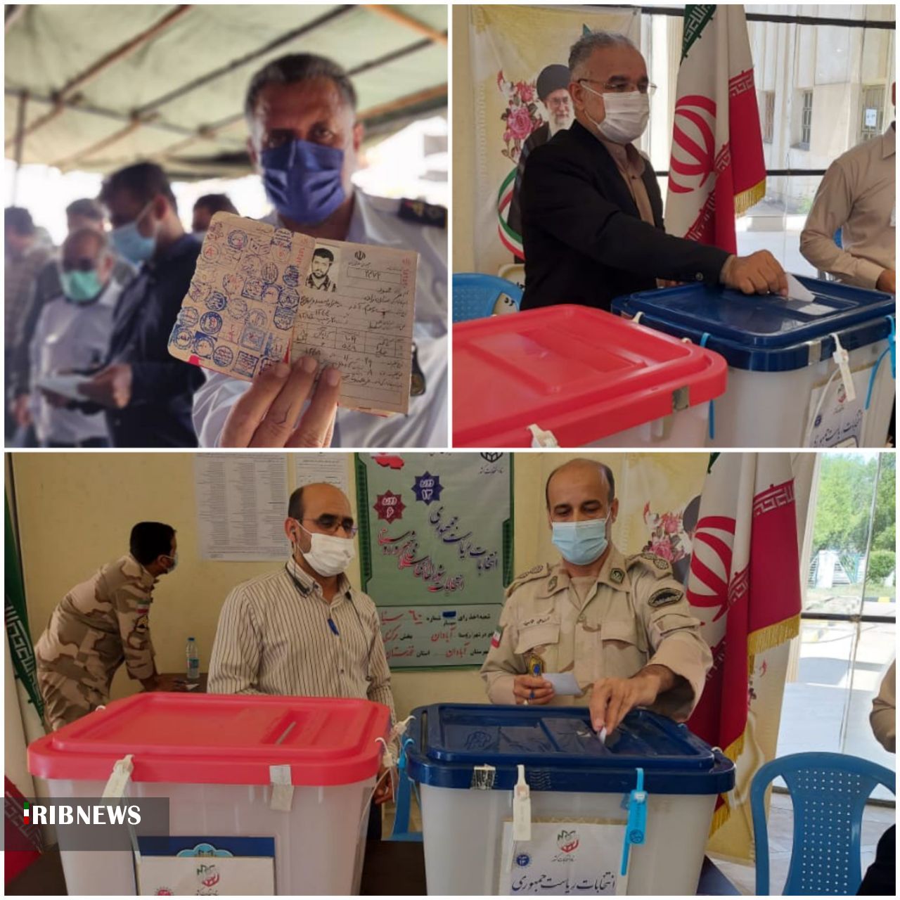 امام جمعه آبادان در شعبه اخذ رای: حضور مردم تیر بر پیکر دشمن