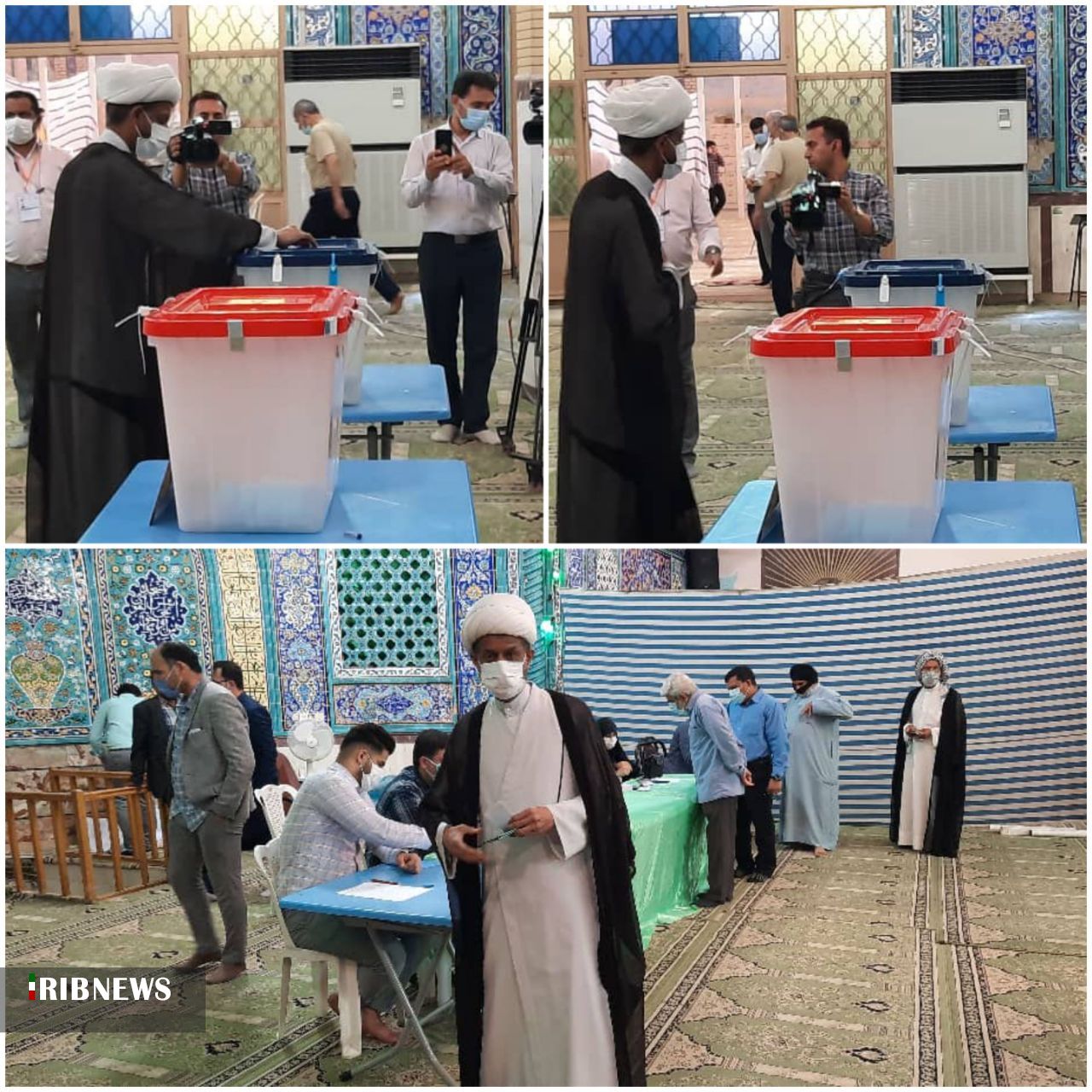 امام جمعه خرمشهر رای خود را درصندوق انداخت امام جمعه خرمشهر رای خود را درصندوق انداخت