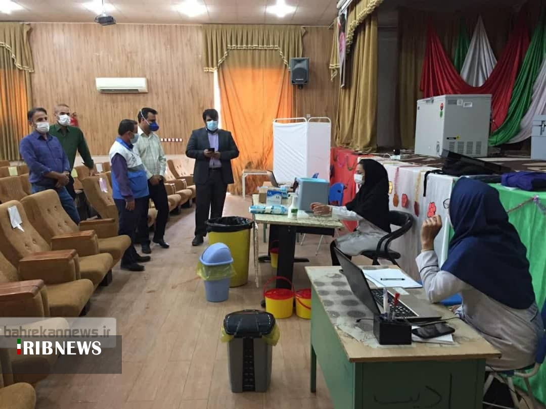 راه اندازی پایگاه تجمیعی واکسیناسیون کووید ۱۹ در هندیجان راه اندازی پایگاه تجمیعی واکسیناسیون کووید ۱۹ در هندیجان