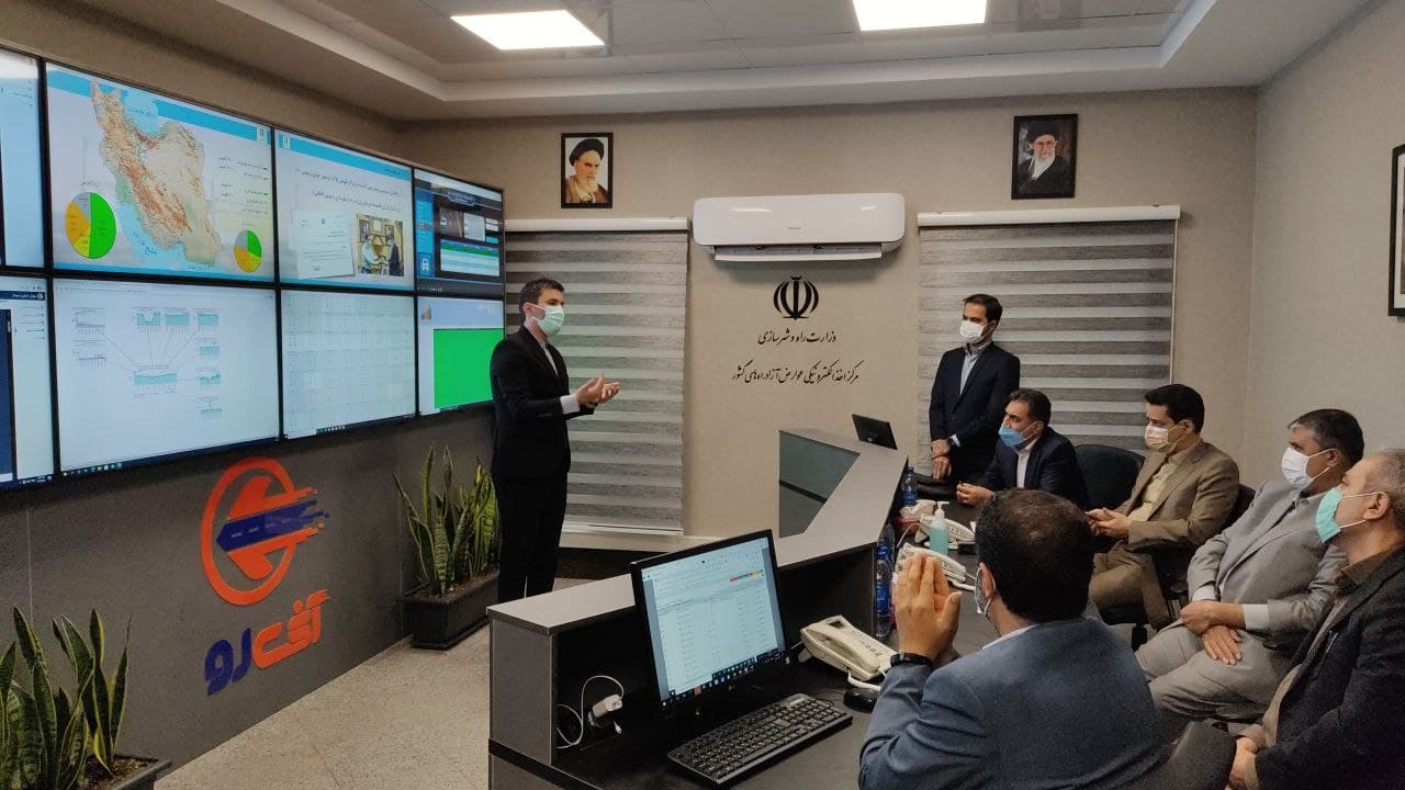 افتتاح مرکز مانیتورینگ اخذ الکترونیکی عوارض آزادراه‌های کشور