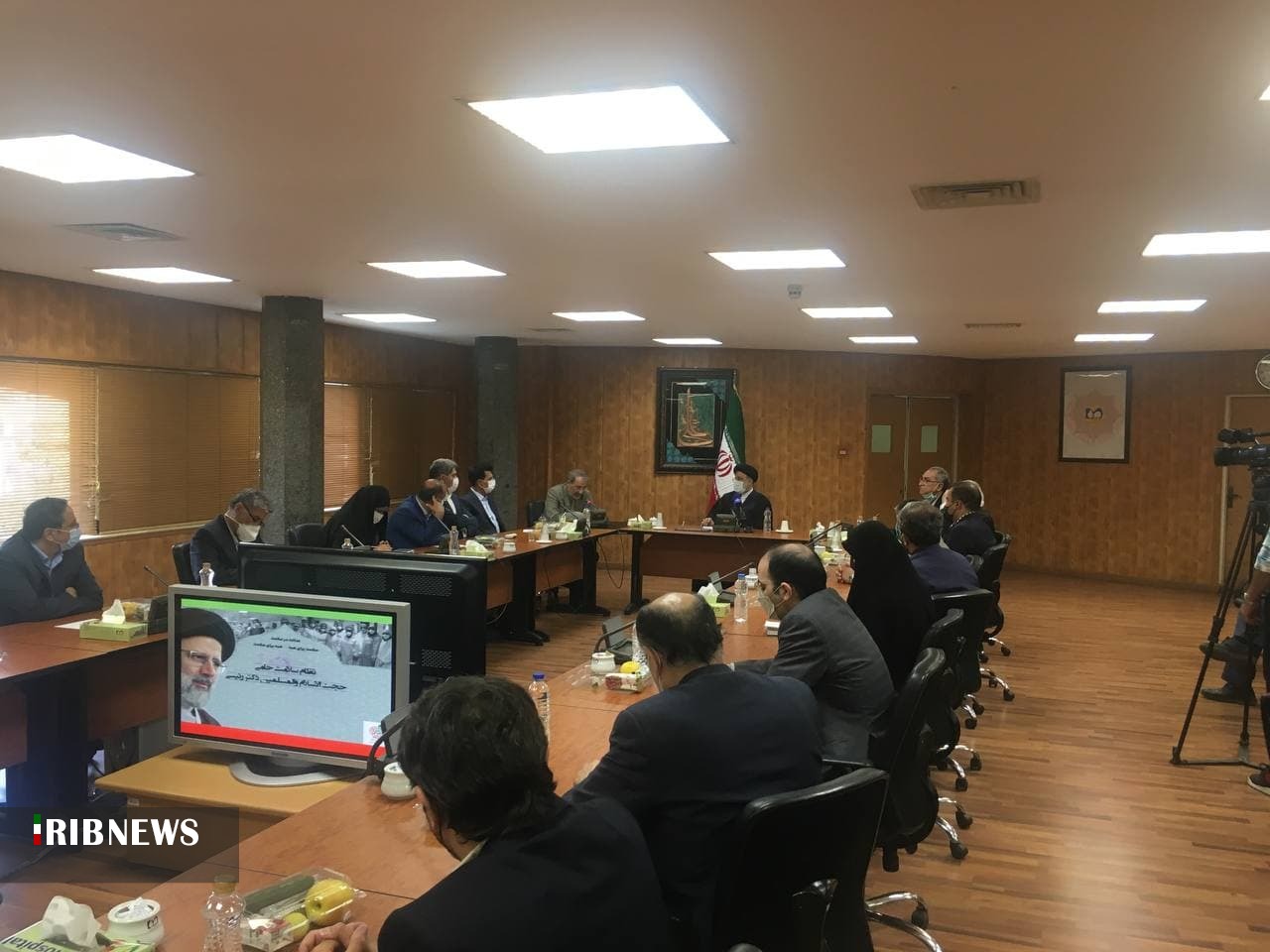 بازدید حجت‌الاسلام رئیسی از بیمارستان میلاد تهران