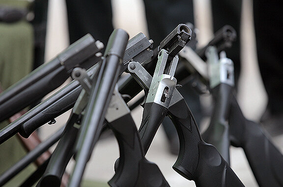 اجرای طرح جمعآوری مهمات و سلاح غیر مجاز در خوزستان اجرای طرح جمعآوری مهمات و سلاح غیر مجاز در خوزستان