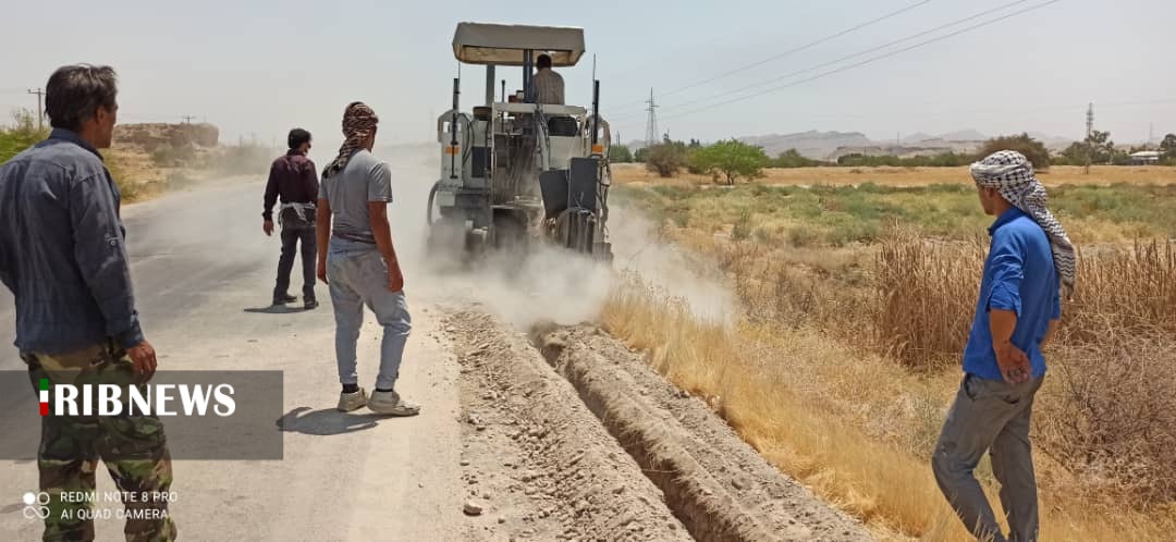 اجرای طرح شبکه فیبرنوری در روستا‌های بخش زیدون