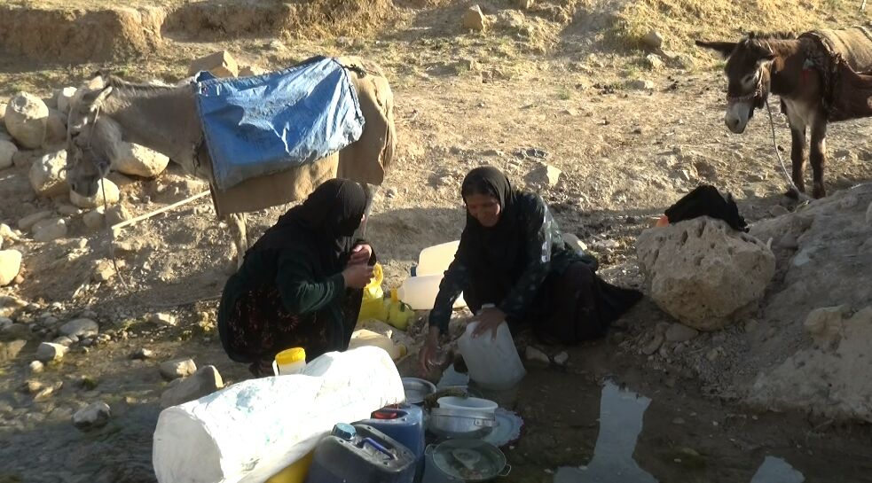 تگله مندی مردم دو روستای دیشموک از کمبود آب