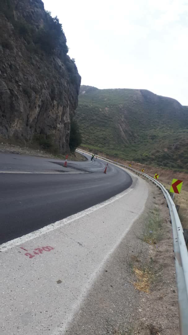 آسفالت حفاظتی روکش جاده های خراسان شمالی