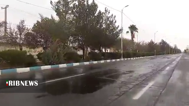 طراوت باران در برخی مناطق کرمان