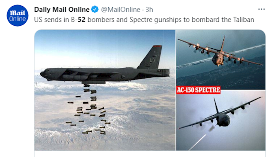 بایدن دستور حمله به مواضع طالبان را صادر کرد