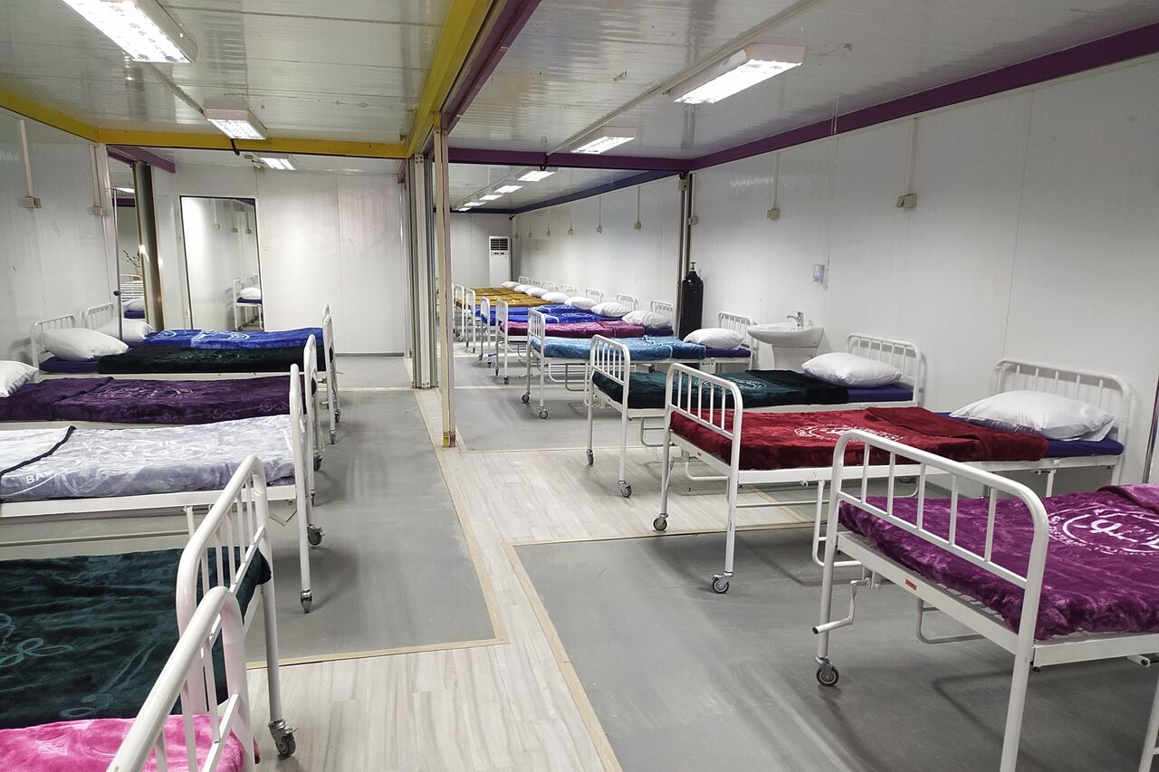 افتتاح بیمارستان کانکسی در بم