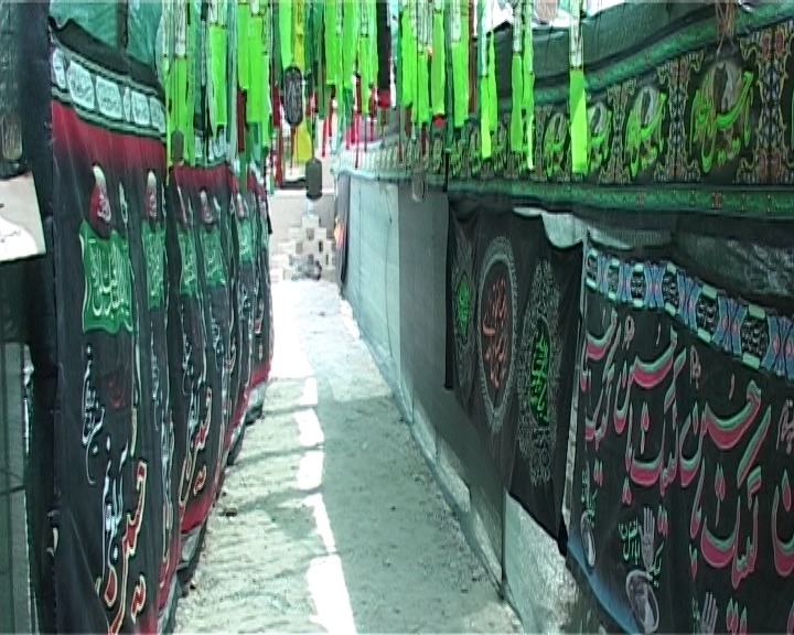 برپایی نمایشگاه عاشوراییان منتظر در شهر خوزی شهرستان مُهر | خبرگزاری صدا و  سیما