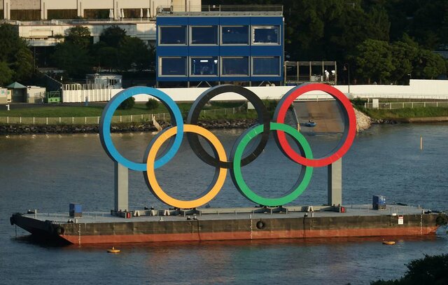 حفاظت از دهکده ورزشکاران المپیک توکیو توسط ناو‌های جنگی