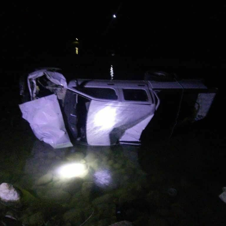 یک فوتی و سه مصدوم در اثر واژگونی وانت پیکاپ