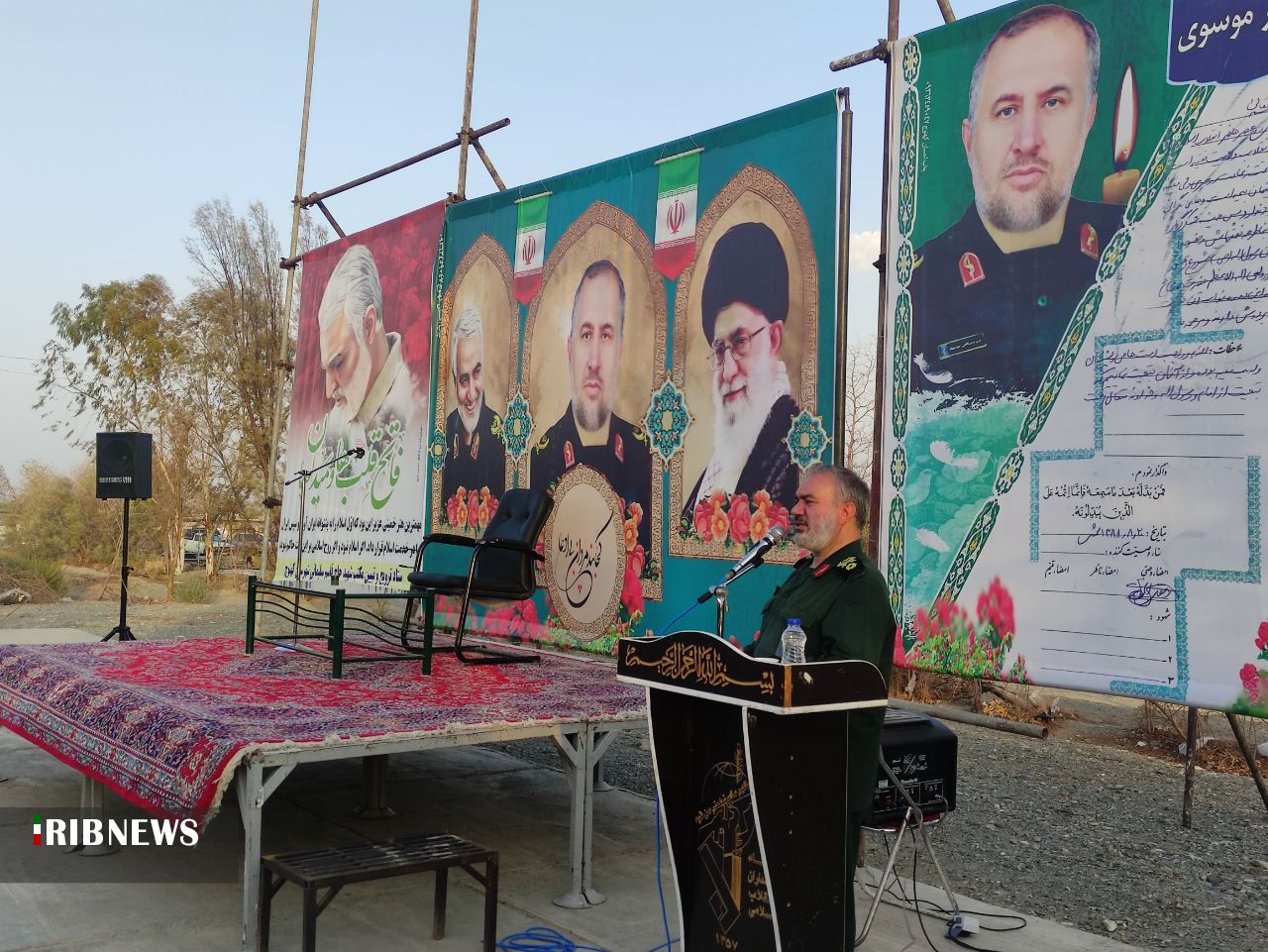 گرامیداشت یاد و خاطره جانباز مجاهد سید مرتضی موسوی در کهنوج