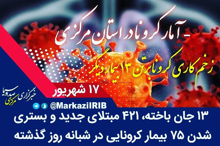 زخم کاری کرونا برتن ۱۳ بیمار دیگر زخم کاری کرونا برتن ۱۳ بیمار دیگر