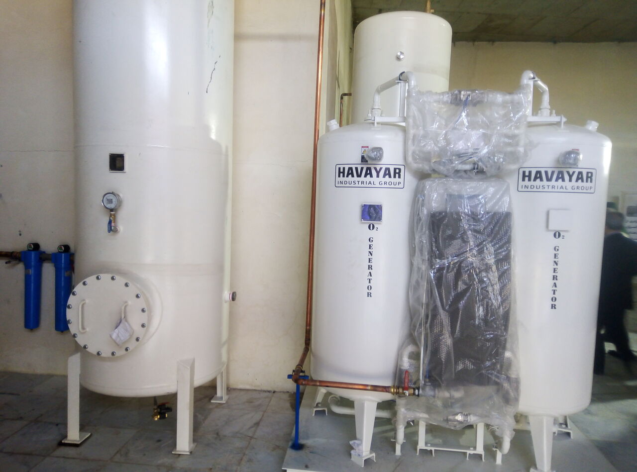 بهره برداری از دستگاه‌های اکسیژن ساز اهدایی سپاه در مشهد