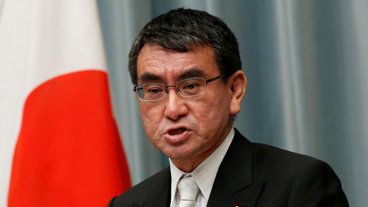 اعلام نامزدی کانو برای ریاست حزب حاکم ژاپن اعلام نامزدی کانو برای ریاست حزب حاکم ژاپن