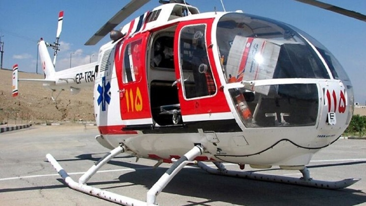 نجات مادر باردار توسط بالگرد اورژانس در ارتفاعات ایذه نجات مادر باردار توسط بالگرد اورژانس در ارتفاعات ایذه