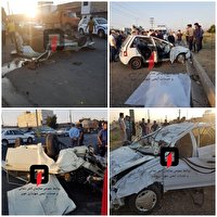 تصادف در   جاده خوی - تبریز