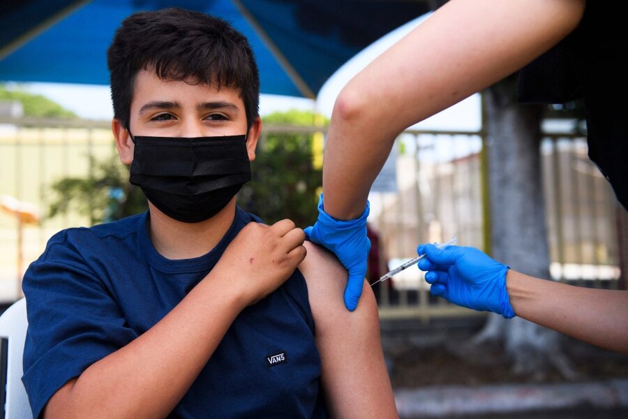 واکسینه شدن ۲۶ درصد از دانش آموزان یزدی