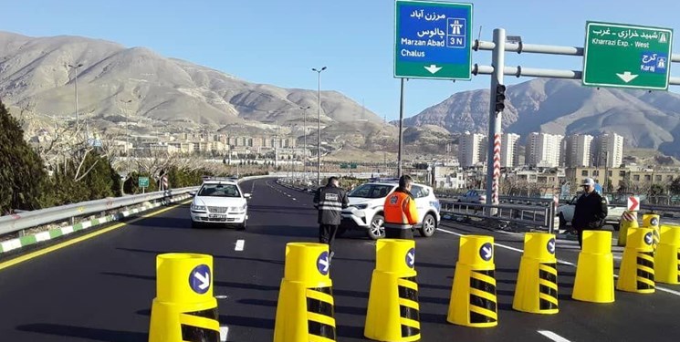 ممنوعیت تردد وسایل نقلیه در محور چالوس ممنوعیت تردد وسایل نقلیه در محور چالوس