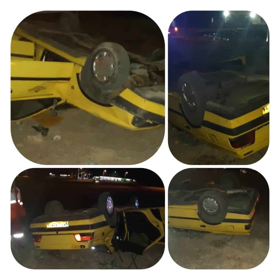 تصادف رانندگی با ۴ مصدوم در سمنان تصادف رانندگی با ۴ مصدوم در سمنان