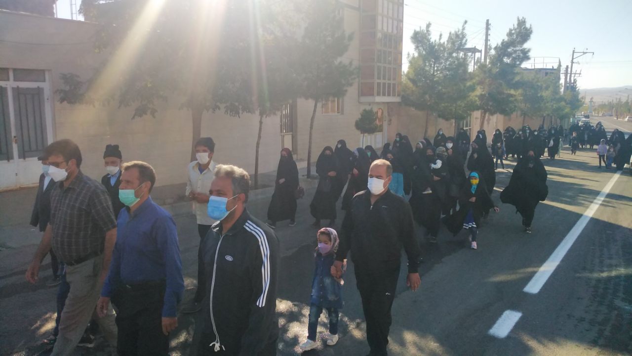 برگزاری همایش پیاده روی جاماندگان اربعین در آرین شهر برگزاری همایش پیاده روی جاماندگان اربعین در آرین شهر