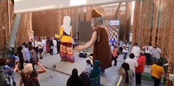 نمایش سنتی «عروس گوله» گیلان در نمایشگاه اکسپوی دبی