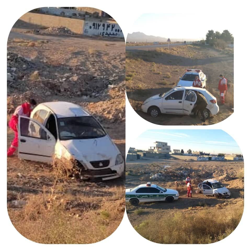 واژگونی تیبا با  ۲  مصدوم در دامغان واژگونی تیبا با  ۲  مصدوم در دامغان