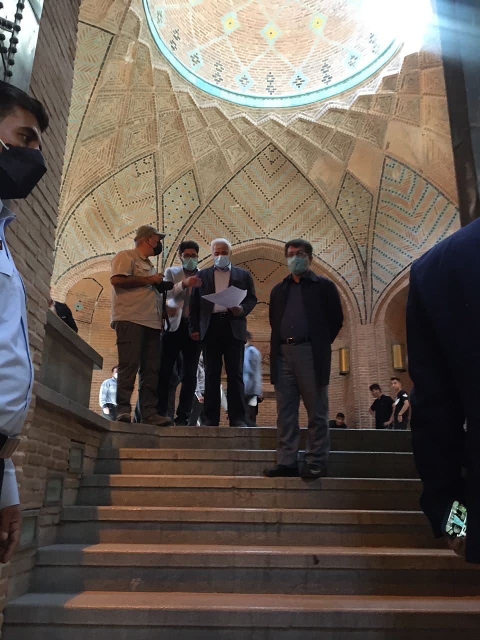 بازدید ارزیاب یونسکو از سرای تاریخی سعدالسلطنه