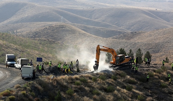 آزادسازی ۷ هکتار از اراضی زراعی، باغی و ‌حریم و بستر رودخانه در ارتفاعات مشهد