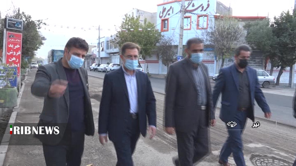 خیابان‌های اصلی شهر نیر آسفالت می‌شود