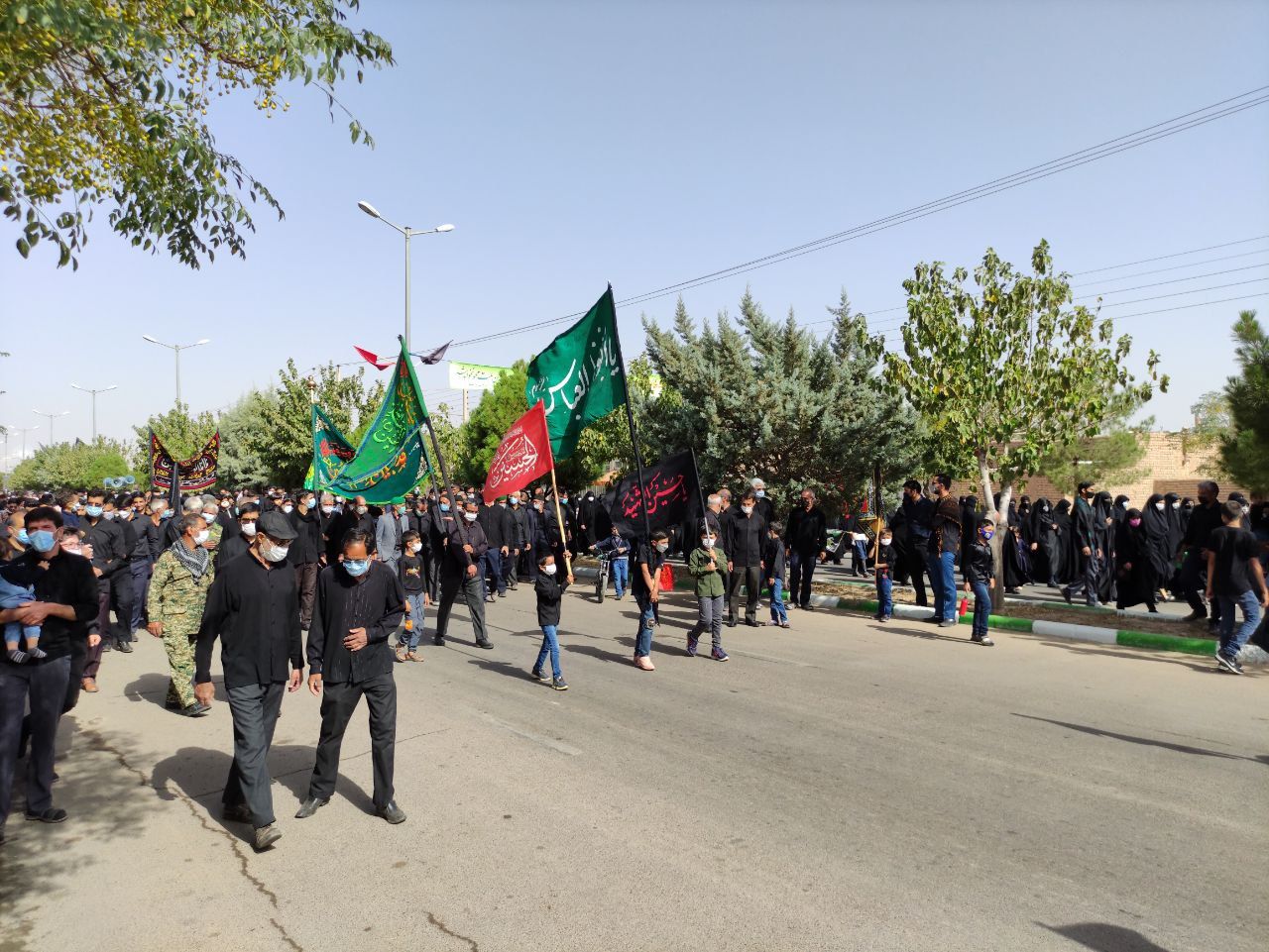 برگزاری همایش بزرگ پیاده روی اربعین حسینی در شهر آیسک