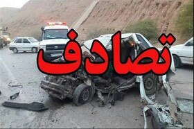 هفت کشته و مصدوم در تصادف سمند و پراید هفت کشته و مصدوم در تصادف سمند و پراید