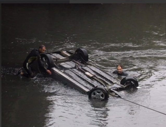 ۲ کشته بر اثر سقوط خودروی سواری در رودخانه‌ای در رشت