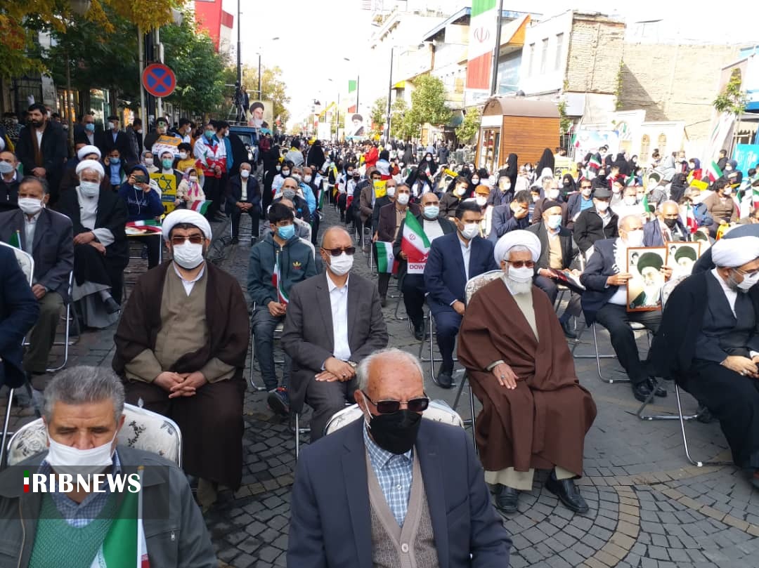 اجتماع بزرگ زنجانی‌ها در یوم‌الله ۱۳ آبان