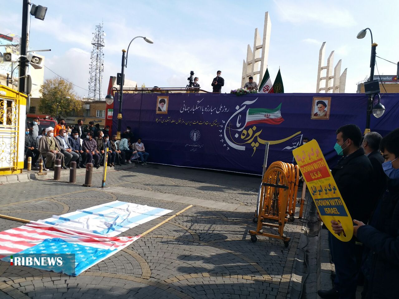 اجتماع بزرگ زنجانی‌ها در یوم‌الله ۱۳ آبان