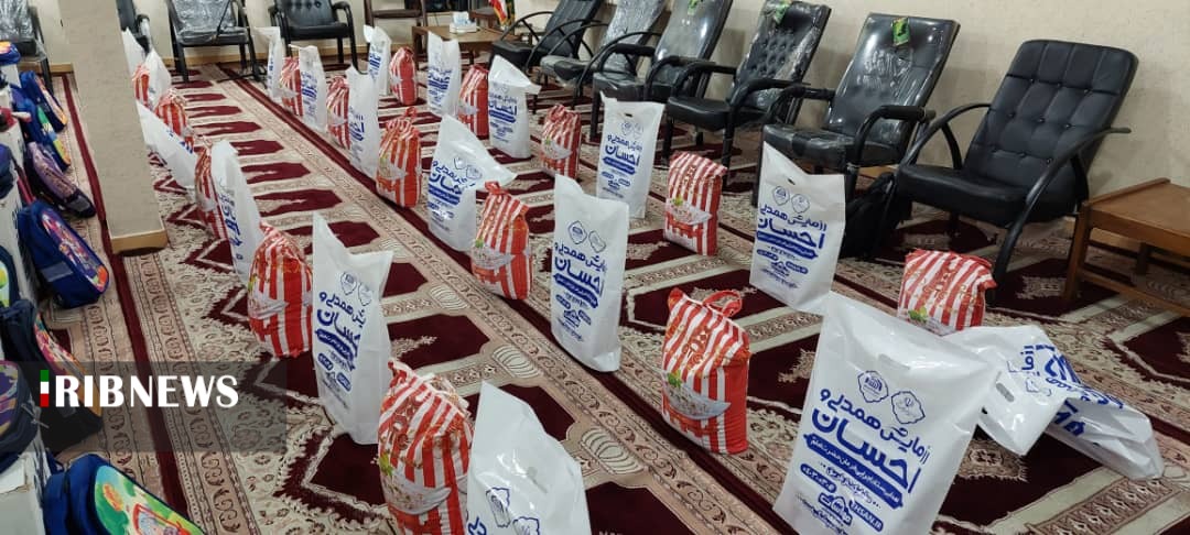 توزیع بسته‌های کمک‌ مومنانه در شوشتر
