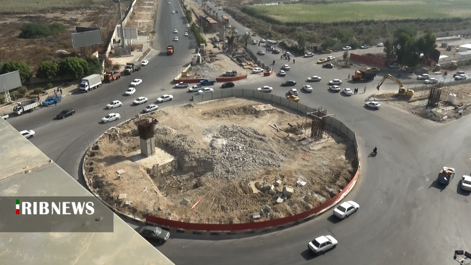 تقاطع غیر هم سطح شهید سلیمانی بوشهر سرعت می‌گیرد