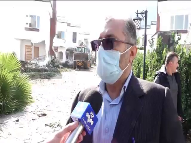 تخریب شهرک مسکونی - تفریحی در چابکسر گیلان