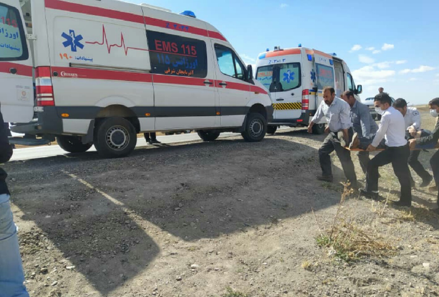 مصدومیت ۱۱ نفر  در تصادفات محورهای  آذربایجان شرقی مصدومیت ۱۱ نفر  در تصادفات محورهای  آذربایجان شرقی
