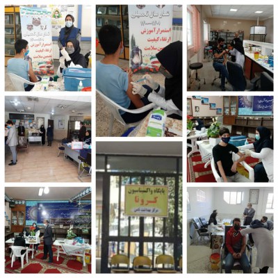 واکسیناسیون تمامی دانش آموزان زیر پوشش مرکز بهداشت ثامن مشهد
