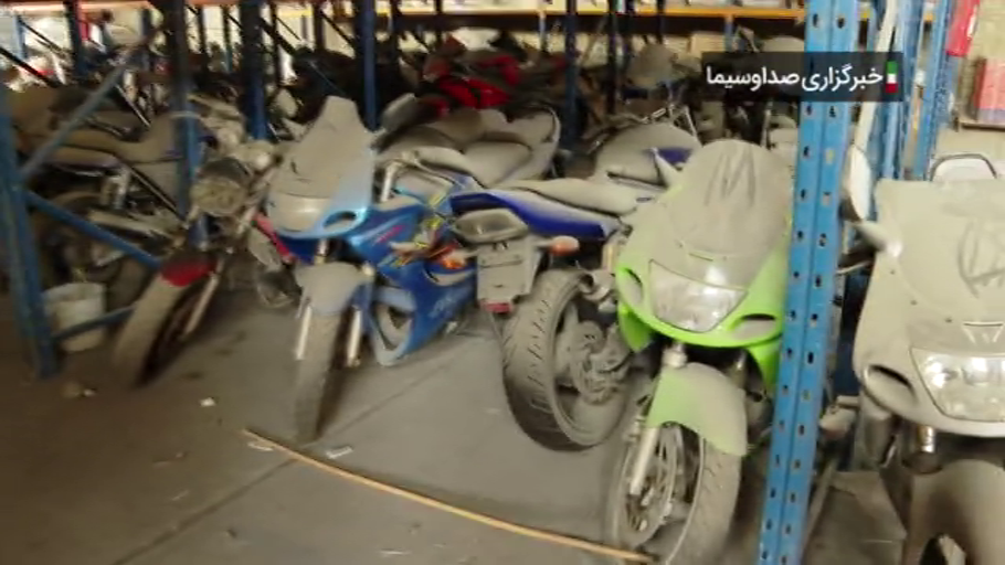 انتقاد معاون سازمان بازرسی از نحوه نگهداری موتورسیکلت‌های توقیفی