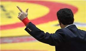 قضاوت داور همدانی در مسابقات کشتی نظامیان جهان قضاوت داور همدانی در مسابقات کشتی نظامیان جهان