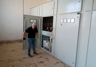 تعمیرات اساسی  تابلوهای برق شبکه آبیاری شرق گرگر