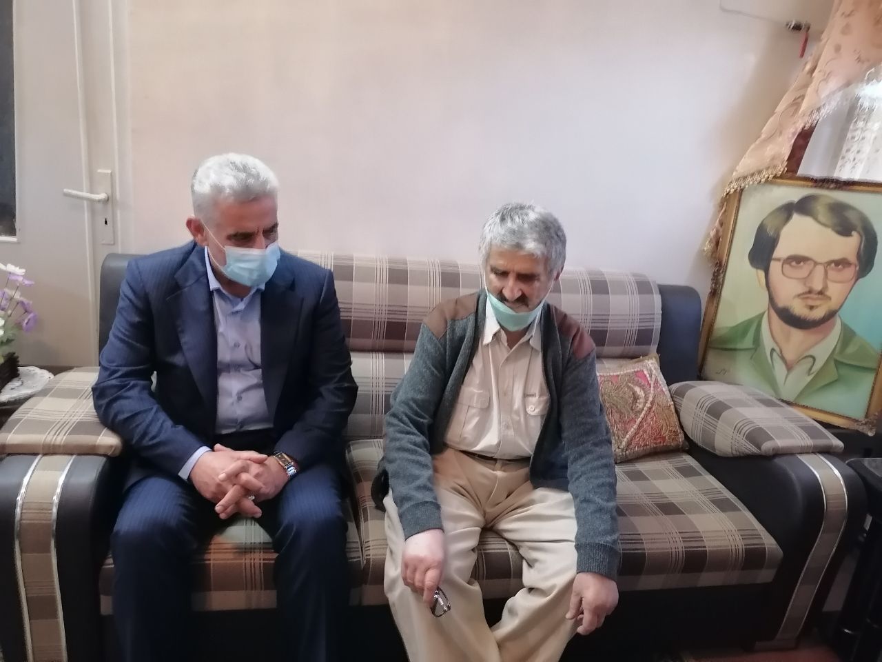 تجدید پیمان استاندار گیلان با شهدا