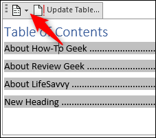 نحوه ایجاد و به روز رسانی فهرست مطالب در Microsoft Word نحوه ایجاد و به روز رسانی فهرست مطالب در Microsoft Word