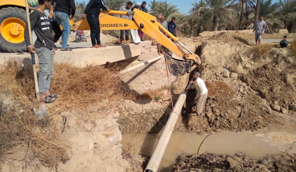 ااقدام جهادی برای آبرسانی به روستای گیداری شادگان