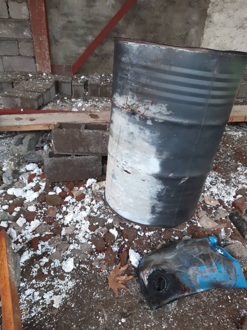 انفجار بشکه مواد شیمیایی و آسیب شدید به جوان جوشکار در رشت