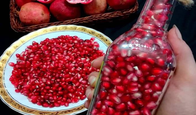 دانه‌های انار با چه روش‌هایی فریز می‌شوند؟