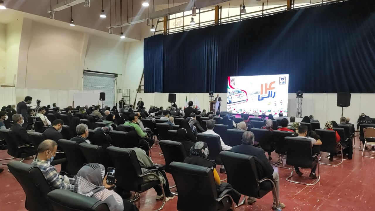 اختتامیه مسابقات رالی خانوادگی جانبازان کشور در منطقه آزاد انزلی